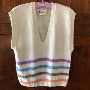 Vintage Summer Vest Sweater